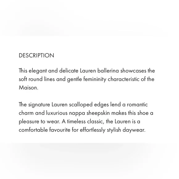 Chloe Black Studded and Scalloped Flats - Picture 6 of 6